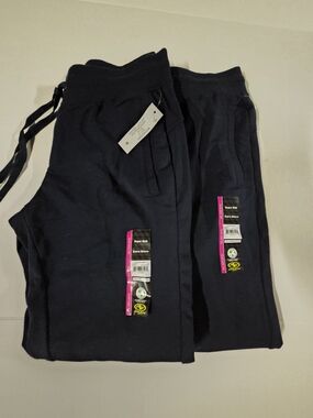 XS Athletic Works Navy Fleece Sweatpants - Extra Warm